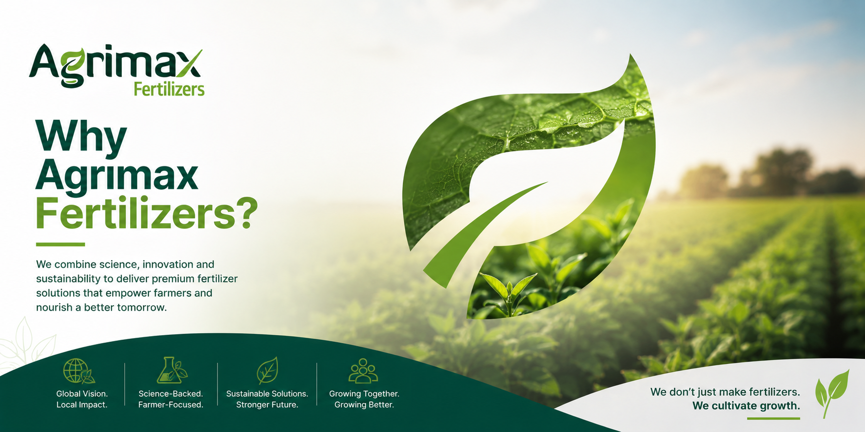 Why Agrimax Fertilizers?